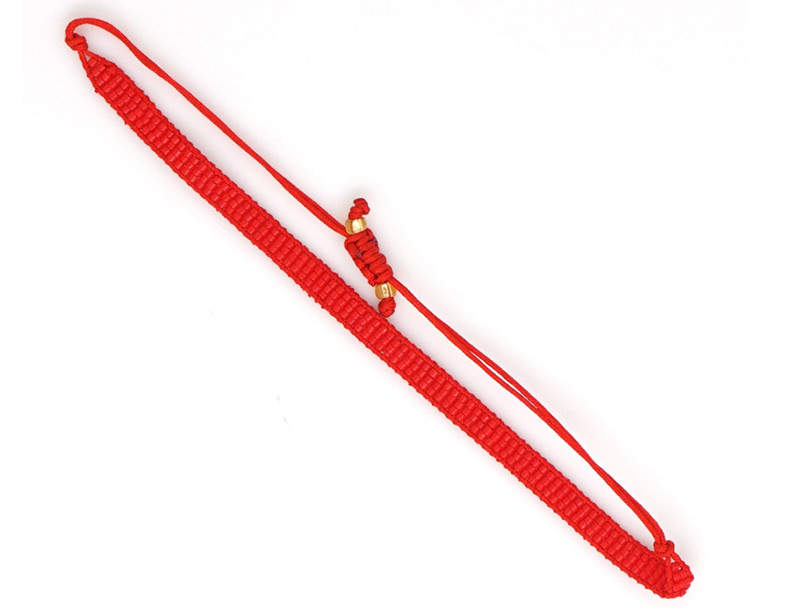 Fashion Red Hand Woven Rice Beads Eye Ball Bracelet Set,Beaded Bracelet