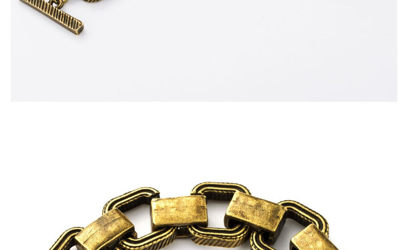 Fashion Gugin Alloy Box Chain T Buckle Bracelet,Fashion Bracelets