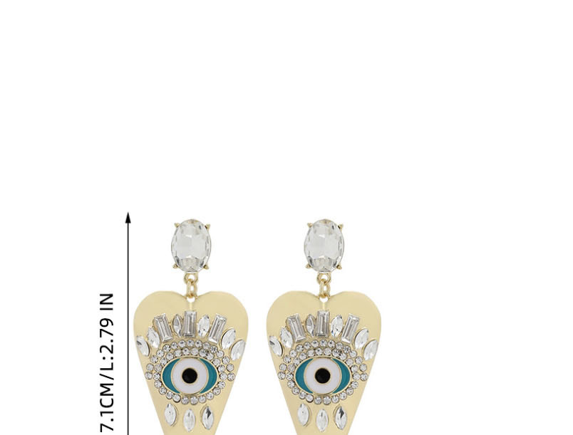 Fashion Silver Caring Alloy Earrings With Diamonds And Diamonds,Drop Earrings