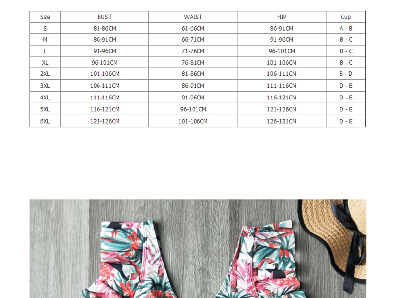 Fashion Coconut Toucan + Foundation Pants Printed Bandage Lotus Leaf Lace High Waist Split Swimsuit,Bikini Sets