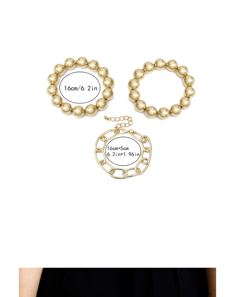 Fashion Golden Ball Bead Bracelet Set,Bracelets Set