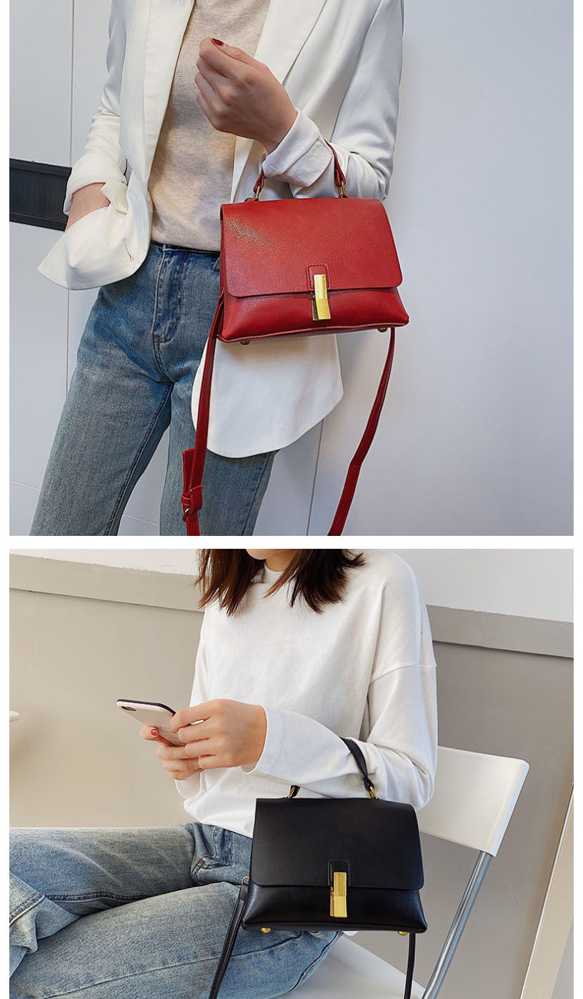 Fashion Coffee Color Locked Flap Crossbody Shoulder Bag,Handbags