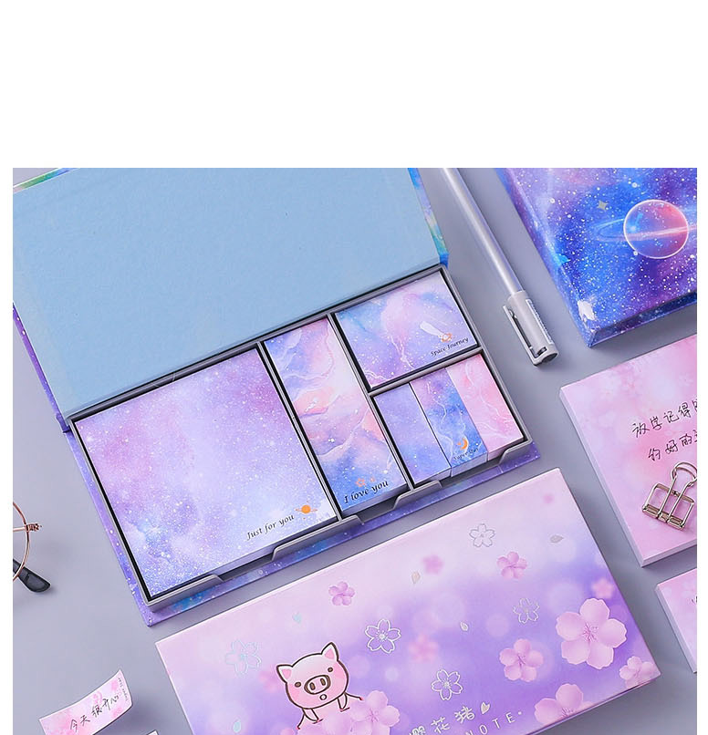 Fashion Sakura Cat Sakura Cat Strong Sticky Note Combo Set,Scratch Pad/Sticky