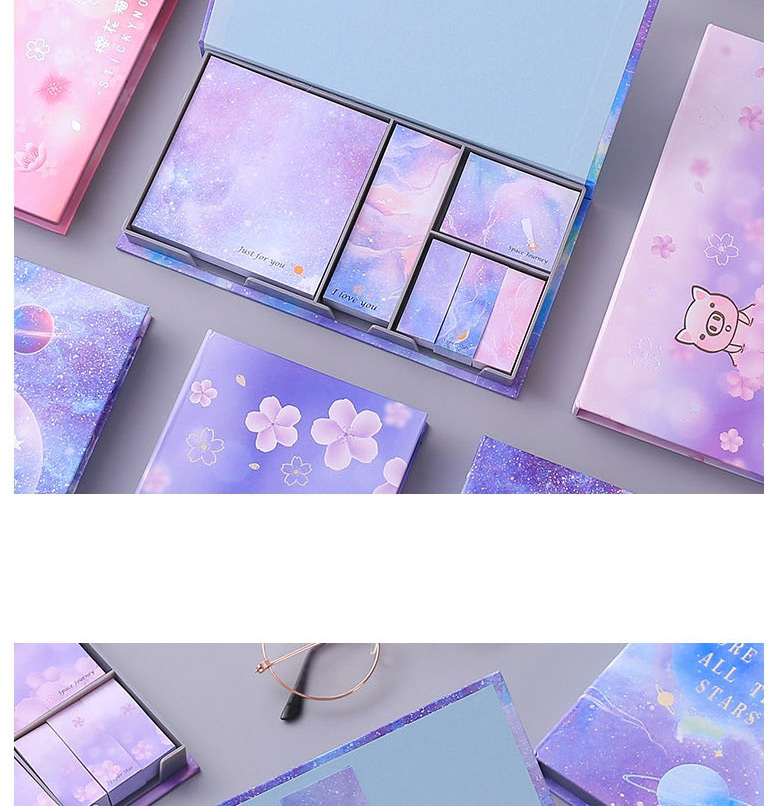 Fashion Sakura Dog Sakura Dog Sticky Sticky Note Set Set,Scratch Pad/Sticky