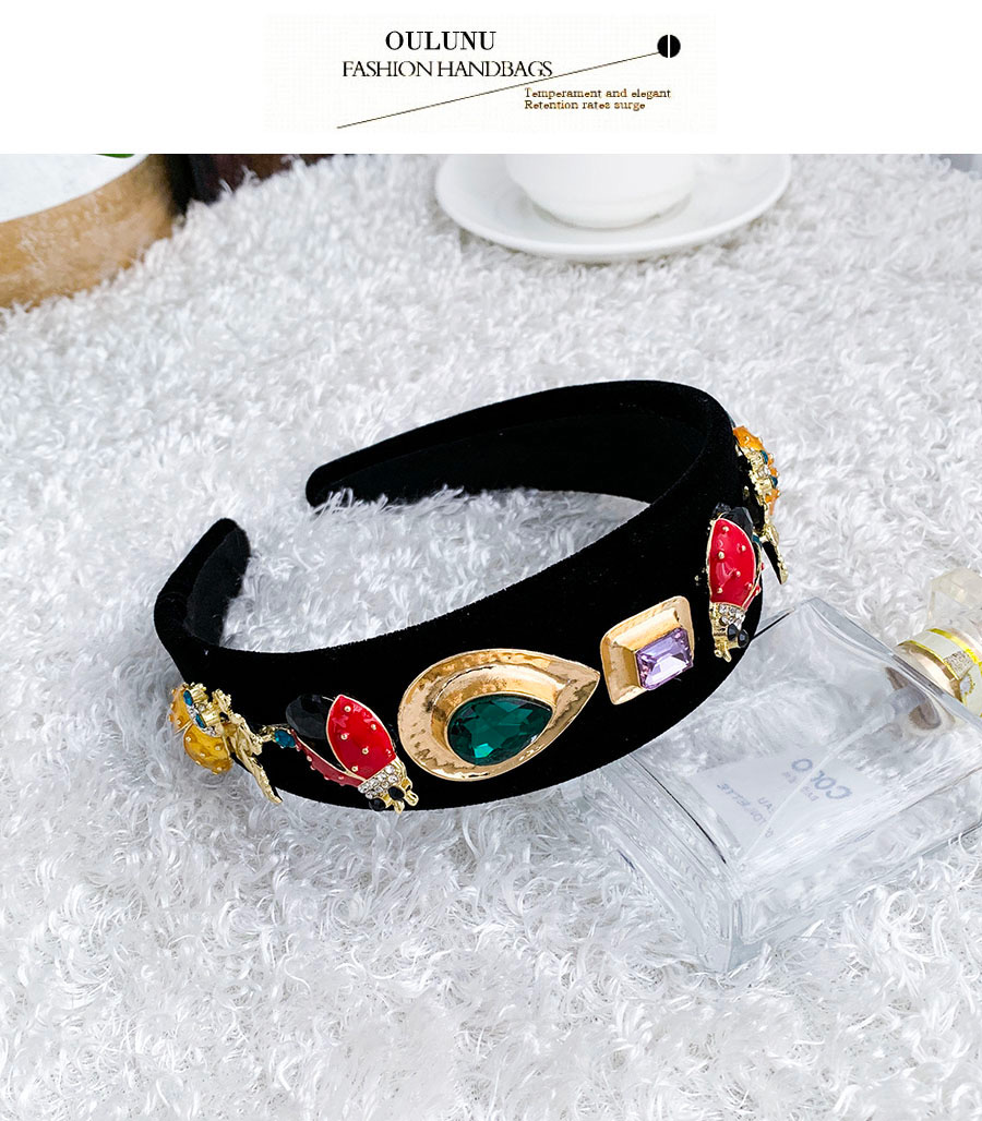 Fashion Insect Alloy Diamond Drop Insect Flannel Headband,Head Band