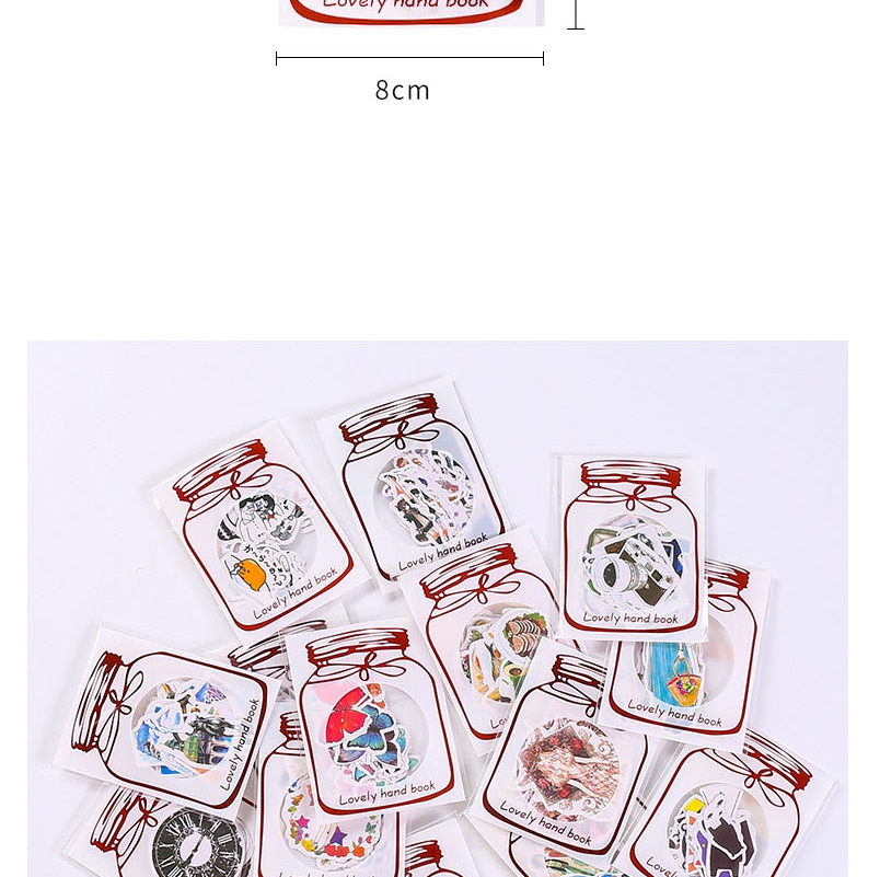 Fashion 57 Assorted Snacks Cake Burger Drink Snack Stickers Material Phone Sticker Set,Stickers/Tape