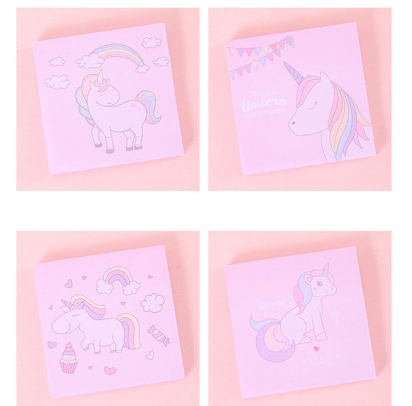 Fashion Sunlight Unicorn Portable Post-it,Scratch Pad/Sticky