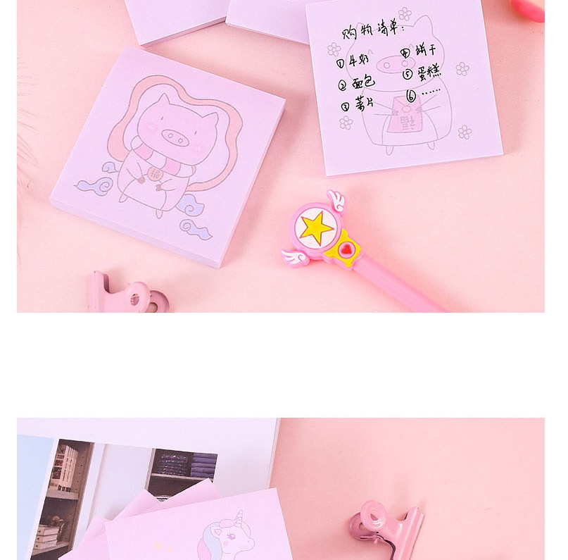 Fashion Bunting Unicorn Unicorn Portable Post-it,Scratch Pad/Sticky