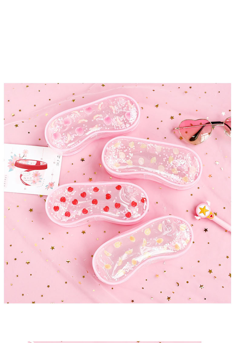Fashion Jellyfish Jellyfish Sequins Into Oil Tassel Glasses Case,Contact Lens Box