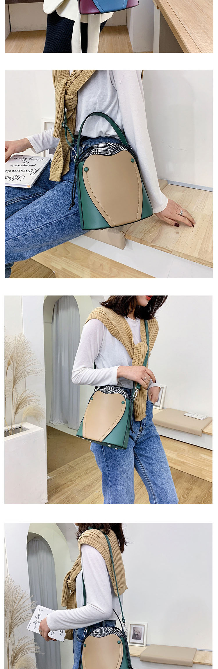 Fashion Blue Cross Body Strap Shoulder Bag,Handbags
