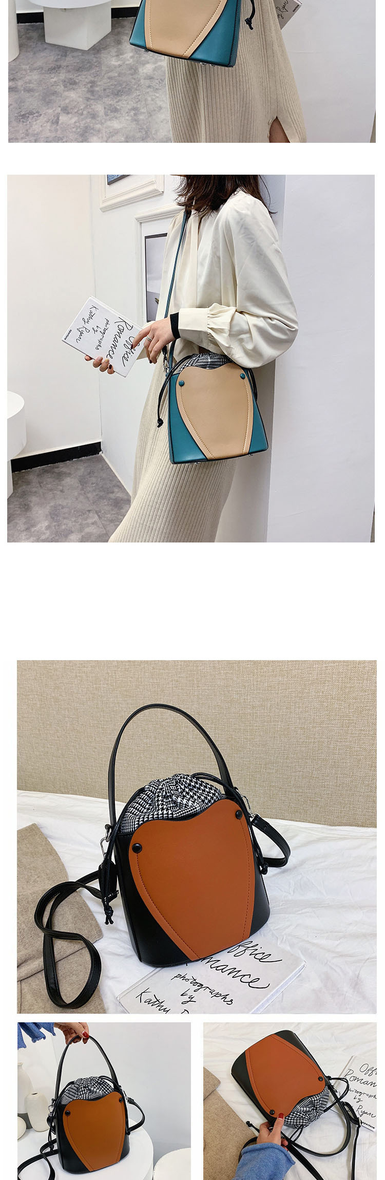 Fashion Black Cross Body Strap Shoulder Bag,Handbags