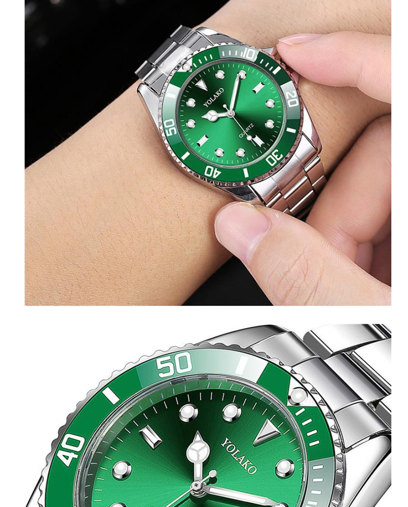 Fashion Green Alloy Steel Band Stainless Steel Watch,Ladies Watches