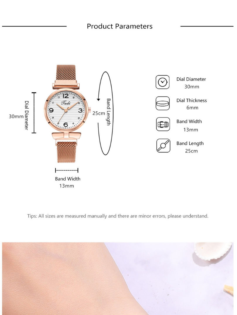Fashion Blue Diamond Watch With Diamond Magnet,Ladies Watches