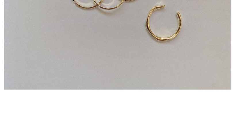Fashion Golden Geometric Open Multilayer Ring Set,Rings Set