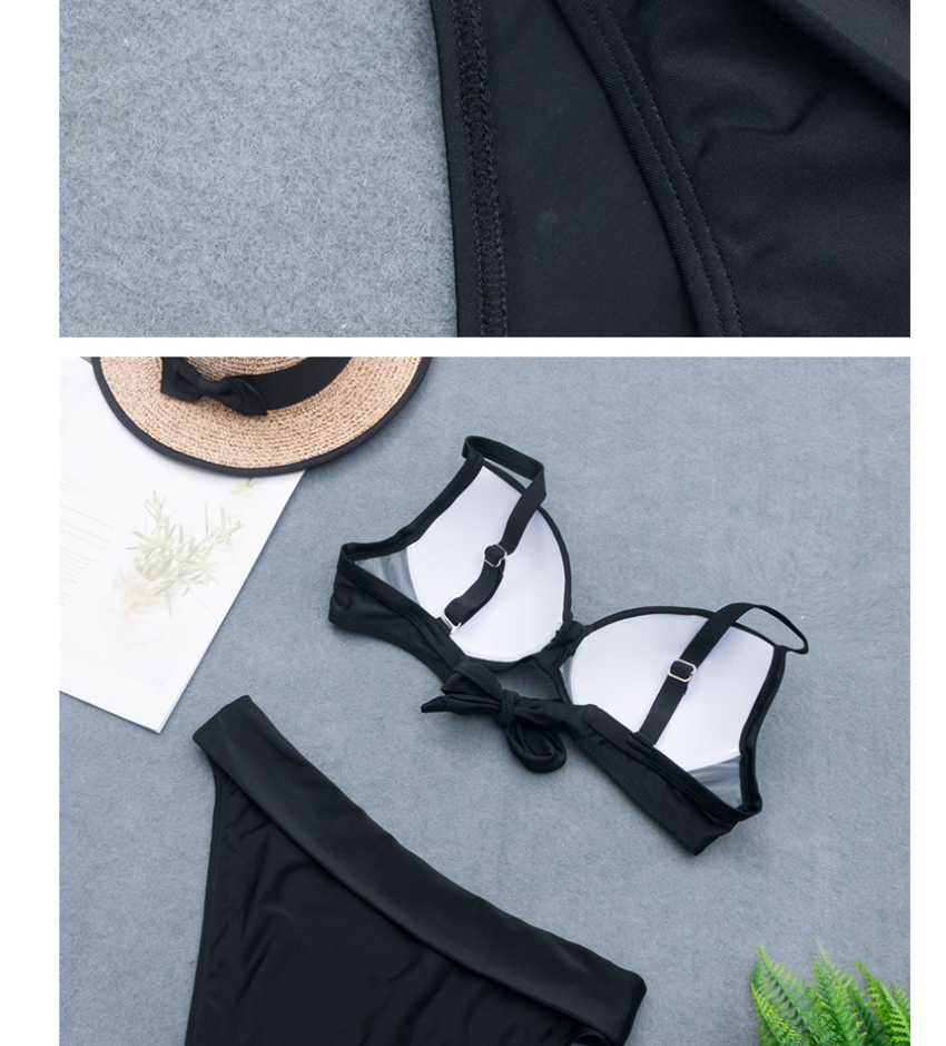 Fashion Black Hard Pack Split Swimsuit,Bikini Sets