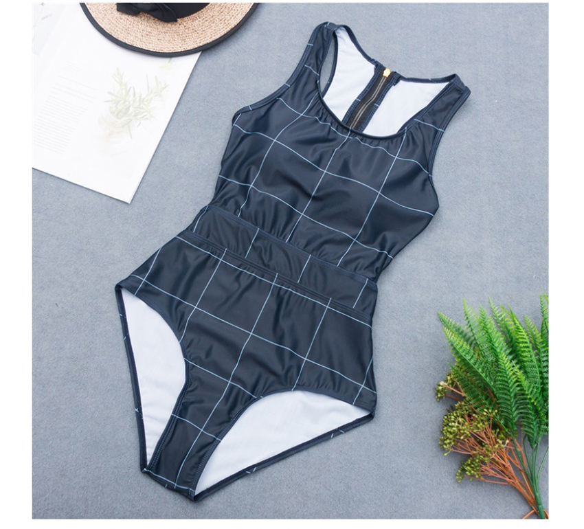 Fashion Black One-piece Swimsuit,One Pieces