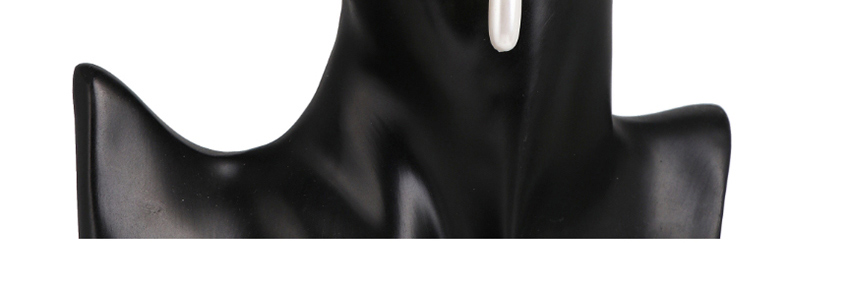 Fashion Black Asymmetrical Natural Pearl Earrings With Diamonds,Drop Earrings