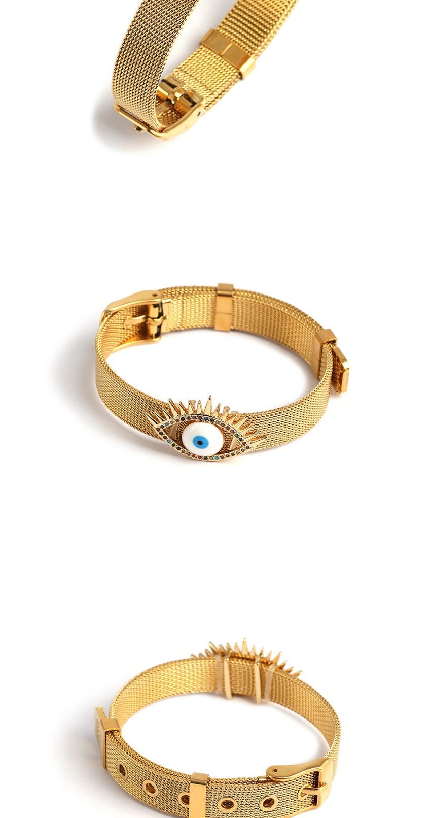 Fashion Heart Shaped Golden Alloy Diamond Bracelet,Fashion Bracelets