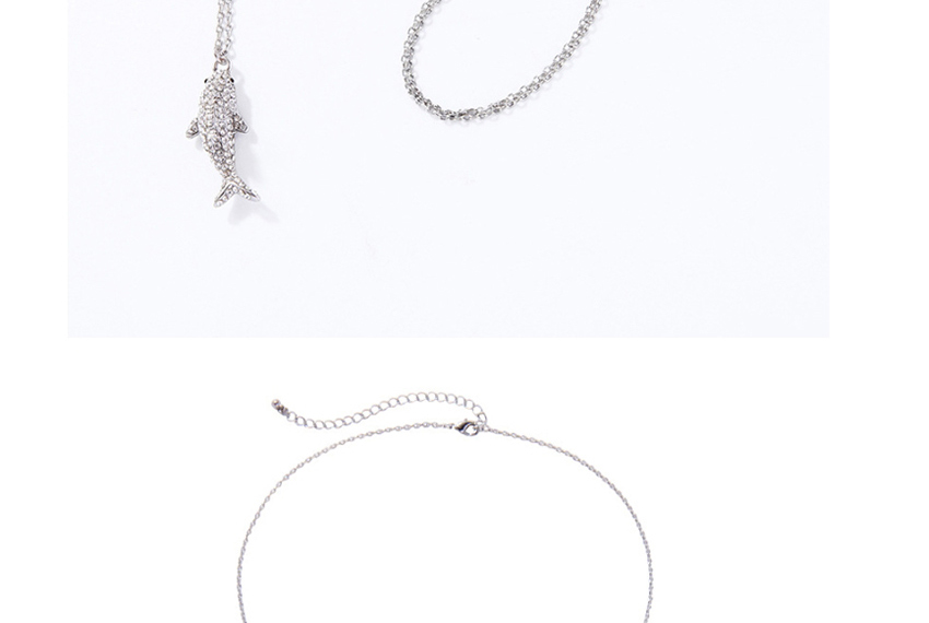 Fashion Silver Small Fish Necklace,Pendants