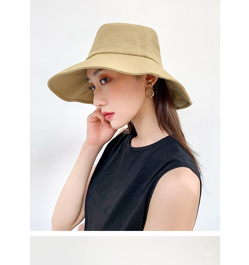 Fashion Black Big Visor Hat,Sun Hats