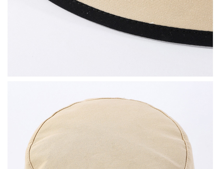 Fashion Khaki Cotton Reversible Fisherman Hat,Sun Hats