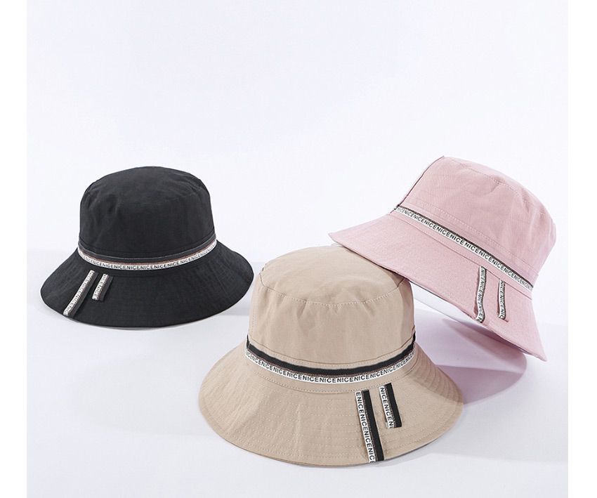 Fashion Beige Patch Letters Fisherman Hat,Sun Hats
