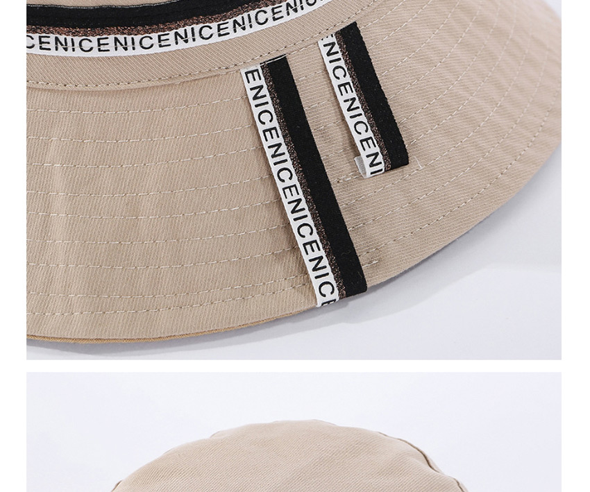 Fashion Black Patch Letters Fisherman Hat,Sun Hats
