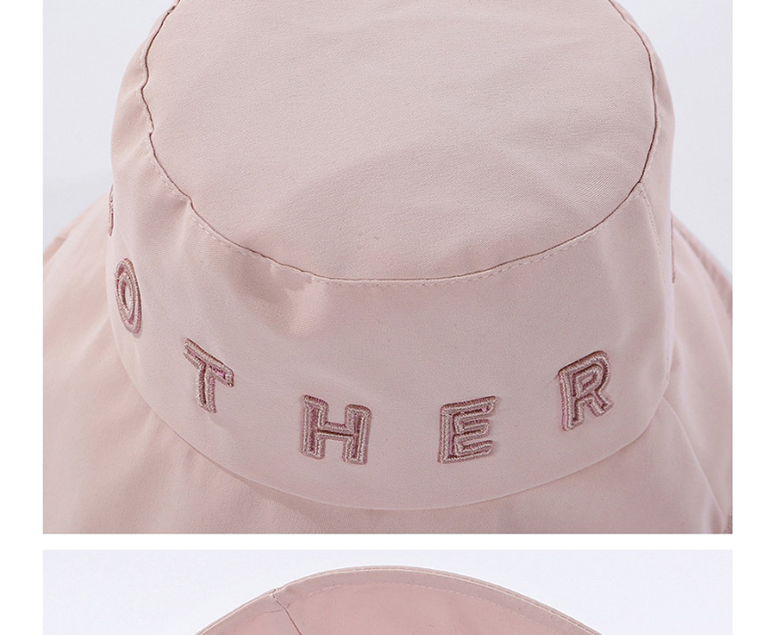 Fashion Beige Embroidered Letter Fisherman Hat,Sun Hats