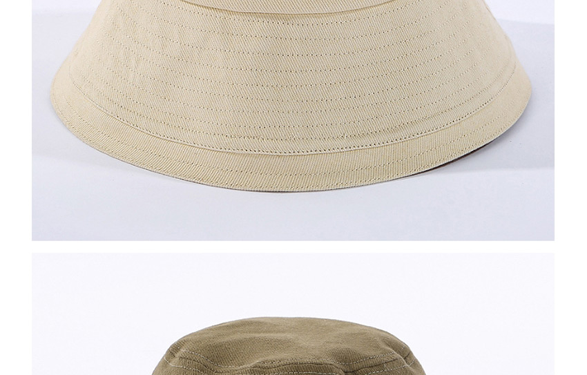 Fashion Beige Car Stitching Fisherman Hat,Sun Hats