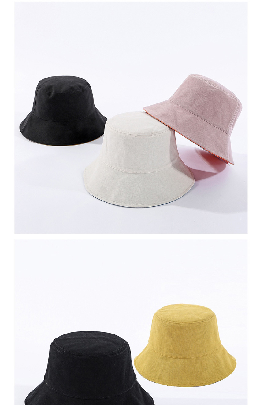 Fashion Yellow Smooth Cotton Fisherman Hat,Sun Hats