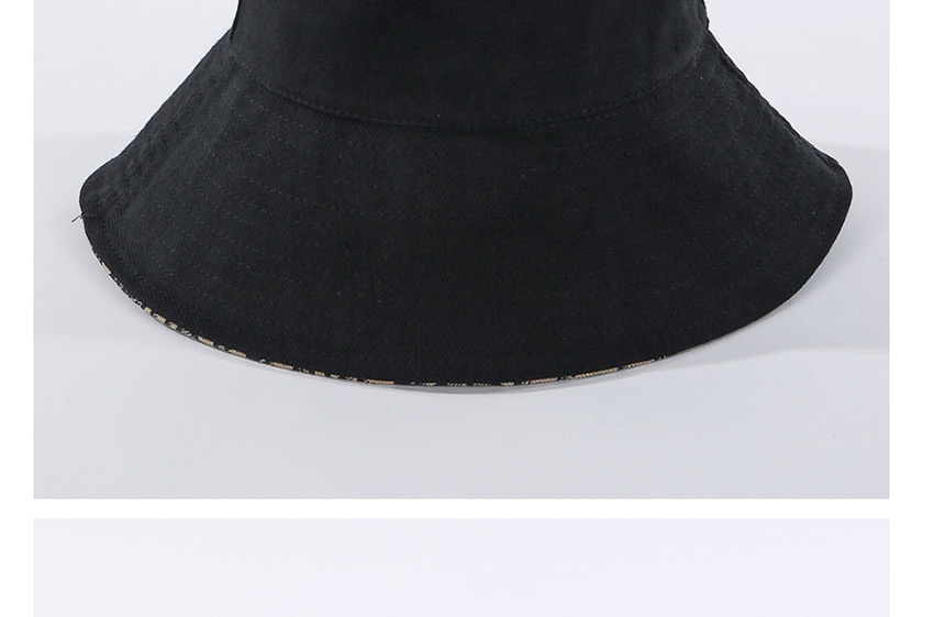Fashion Black Big Eaves Line Foldable Fisherman Hat,Sun Hats