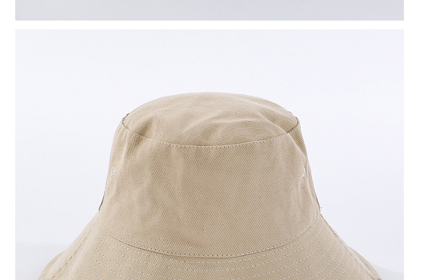 Fashion Yellow Big Eaves Line Foldable Fisherman Hat,Sun Hats