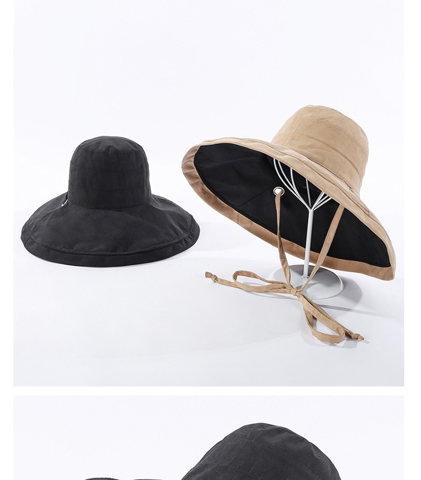 Fashion Purple Fisherman Hat With Double Straps,Sun Hats