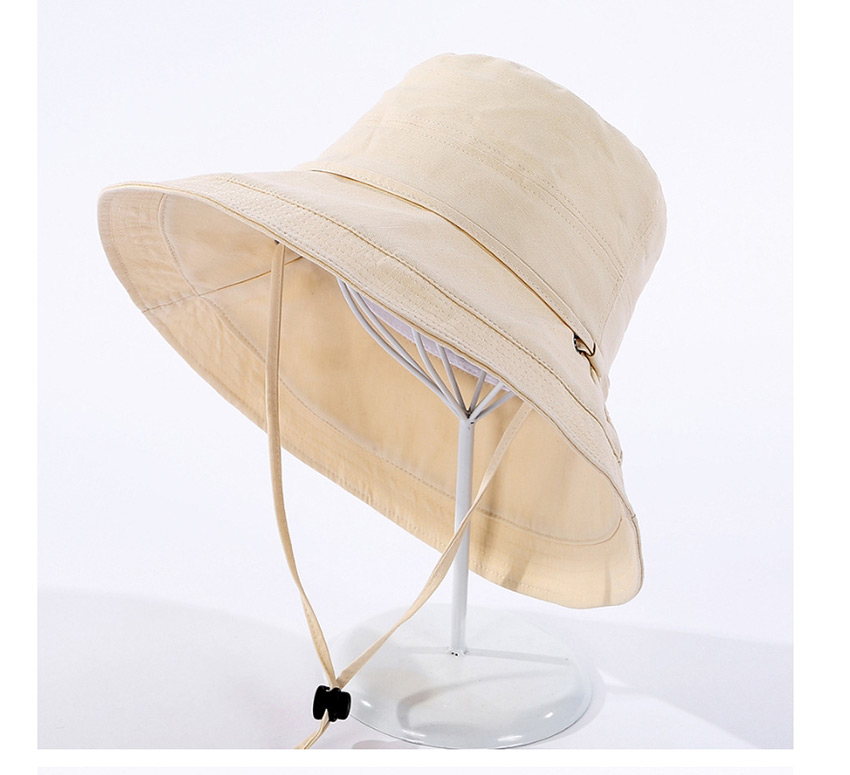 Fashion Khaki Fisherman Hat With Rope,Sun Hats