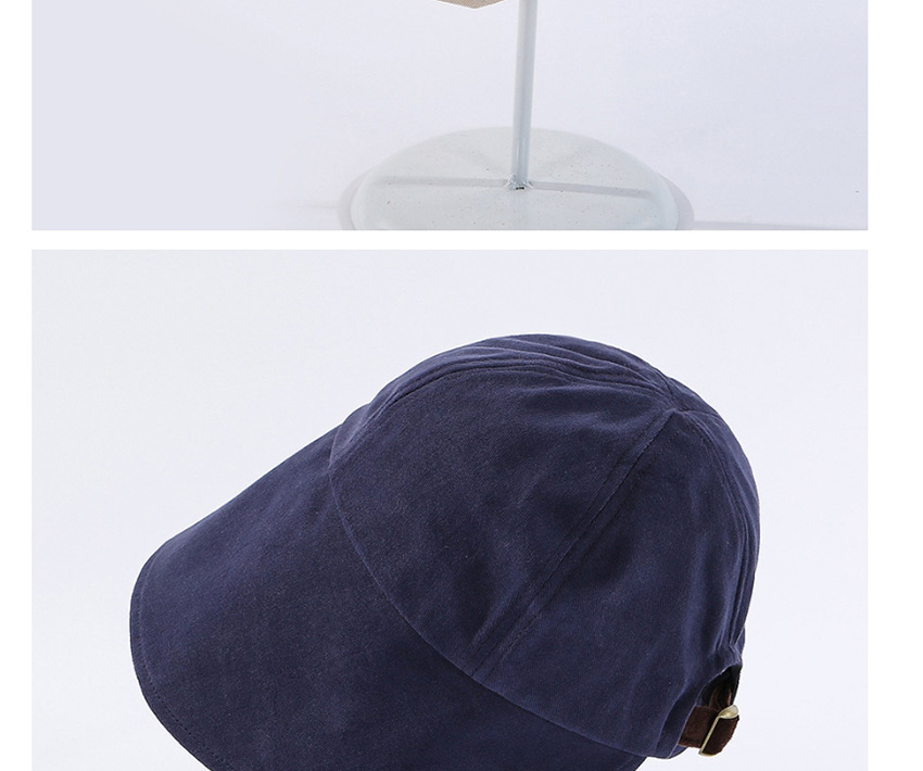 Fashion Black Cotton Adjustable Fisherman Hat,Sun Hats