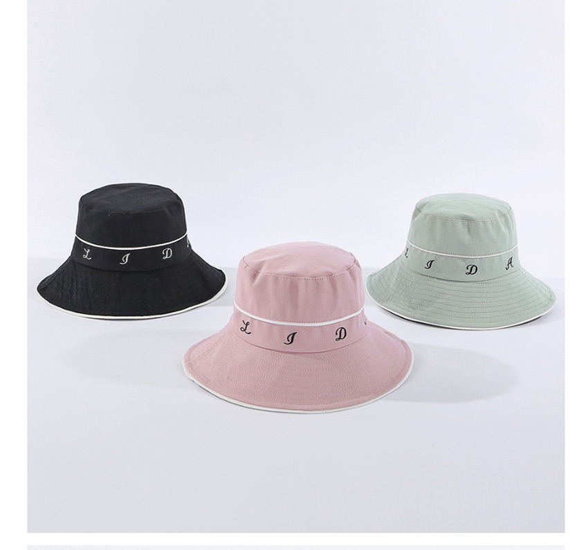 Fashion Black Lettering Fisherman Hat,Sun Hats
