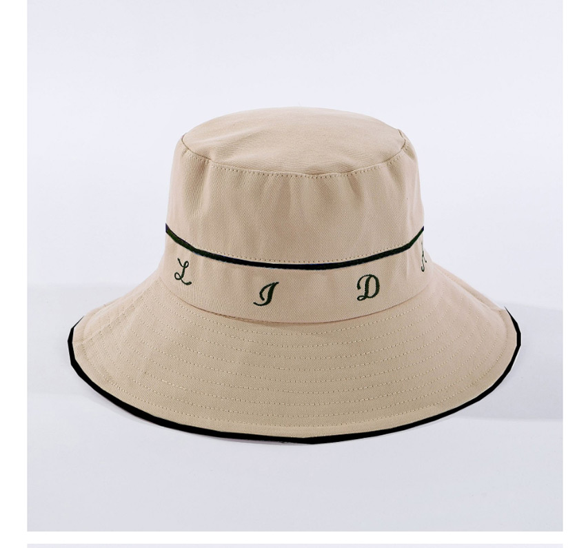 Fashion Beige Lettering Fisherman Hat,Sun Hats