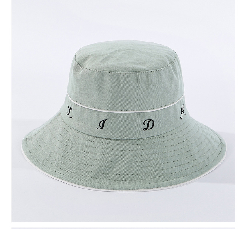 Fashion Green Lettering Fisherman Hat,Sun Hats