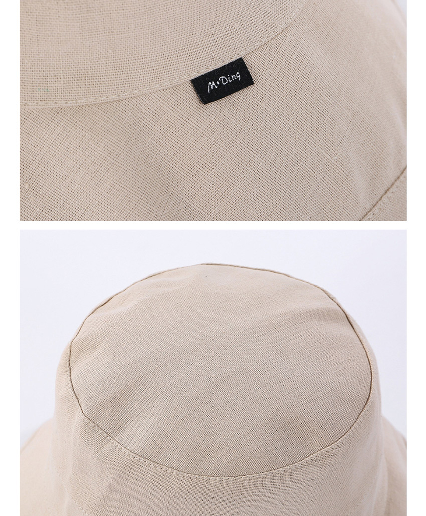 Fashion Khaki Cloth Label Foldable Fisherman Hat,Sun Hats