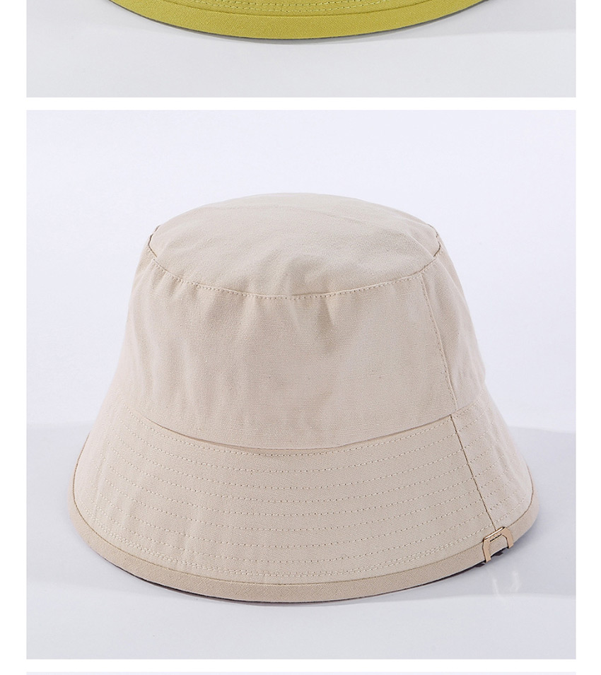 Fashion Beige Fisherman Hat In Solid Color,Sun Hats
