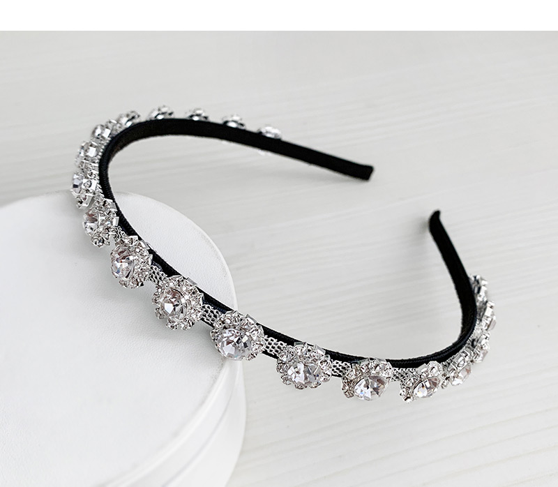 Fashion White Alloy Diamond Headband,Head Band