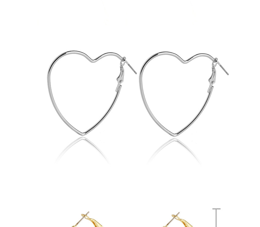 Fashion Golden Circle Polygonal Geometric Earrings,Hoop Earrings