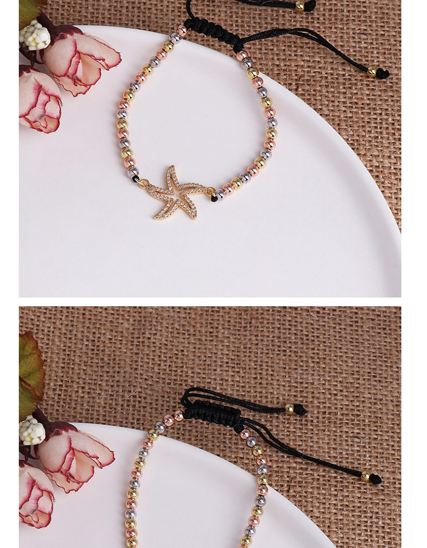 Fashion Starfish Eye Palm 18k Ball Woven Bracelet,Fashion Bracelets