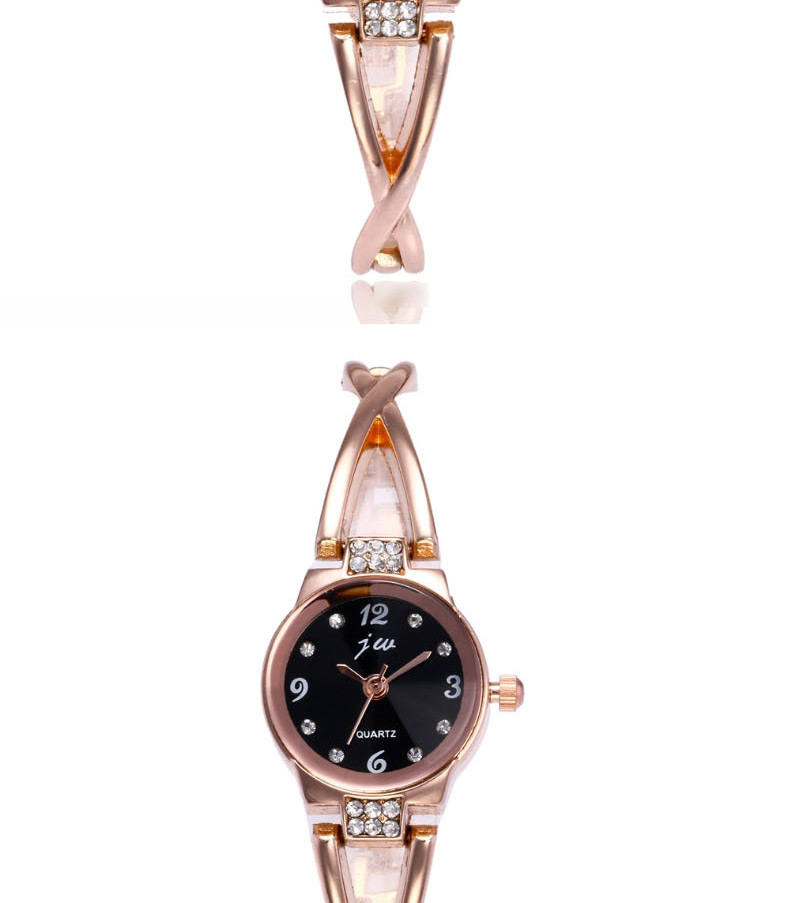 Fashion Silver Powder Waterproof Quartz Electronic Watch With Steel Bracelet,Ladies Watches