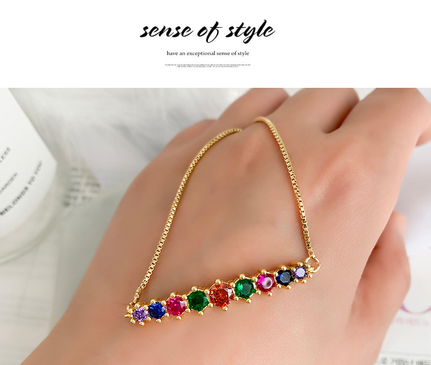 Fashion Golden Cubic Zirconia Necklace,Necklaces