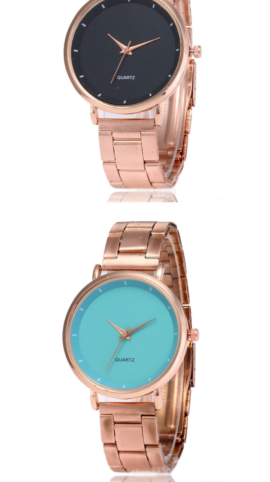 Fashion Blue Steel Strap Quartz Dial Watch,Ladies Watches