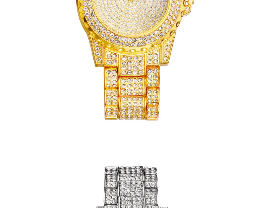 Fashion Golden Brilliant Star-studded Diamond Watch,Ladies Watches