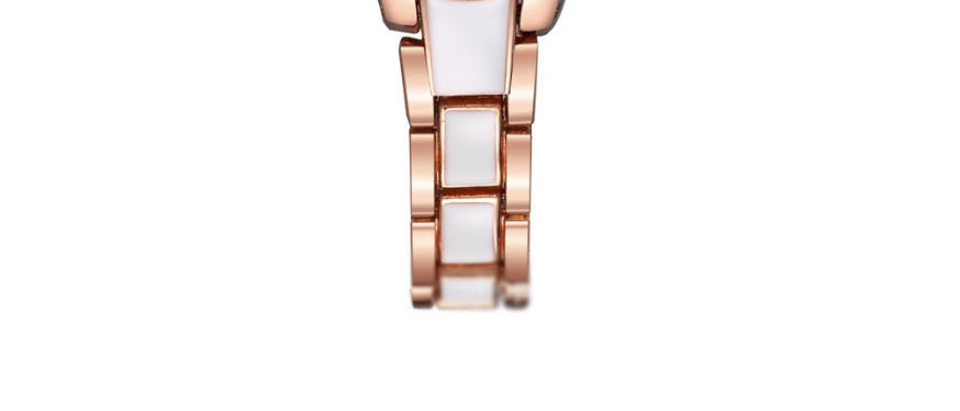 Fashion Black-faced Quartz Watch With Diamond Strap Bracelet,Ladies Watches
