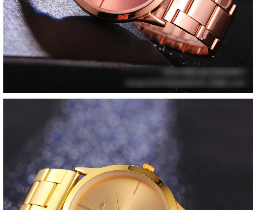 Fashion Rose Gold Ultra-thin Quartz Alloy Steel Band Watch,Ladies Watches