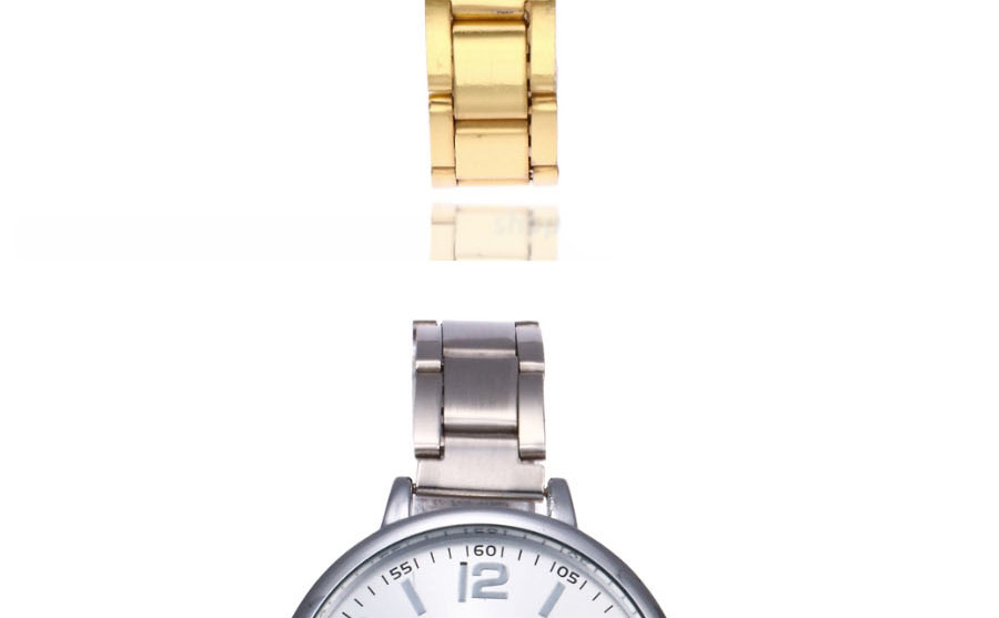 Fashion Golden Large Steel Band Quartz Alloy Fine Chain Watch,Ladies Watches